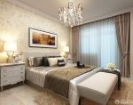 90平房屋简欧风格卧室窗帘装修效果图大全2025图片