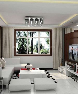 2023最新现代混搭120平米家装客厅设计图片