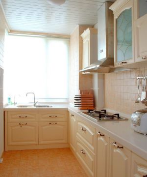 家装北欧风格90平米小三房厨房装修样板间大全