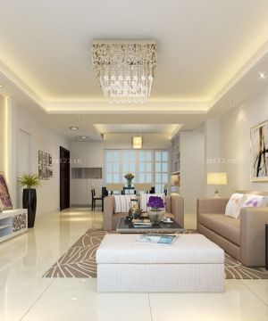 2025现代家装100平客厅装修效果图