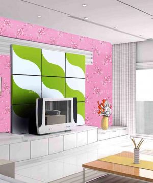 2023最新70平米的房子电视背景墙装修图片