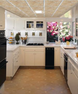 最新70平米的房子欧式厨房装修效果图片 