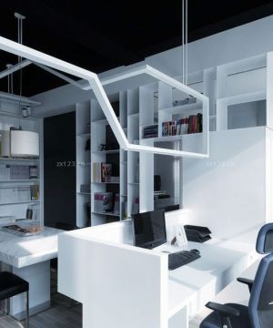 最新100平米办公室装办公桌椅修效果图