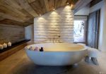 最新现代风格130平米带阁楼浴室装饰效果图