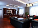 中式古典风格80平米办公室装修效果图片欣赏