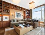 最新90平米日式客厅沙发背景墙装修效果图欣赏