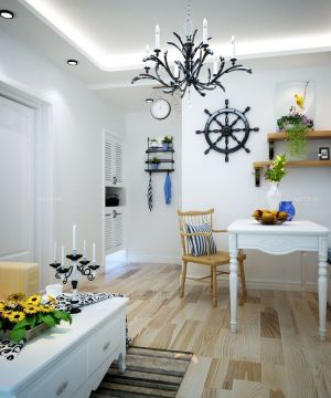 地中海风格70-80平米房屋室内装修效果图片