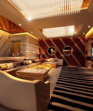 2025最新ktv包房奢华欧式风格吊顶装修效果图