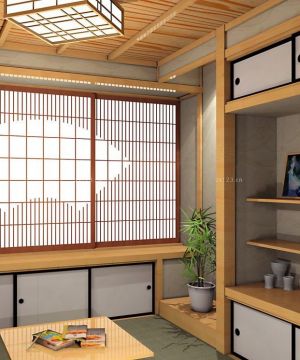 90平米日式小户型室内装修设计效果图