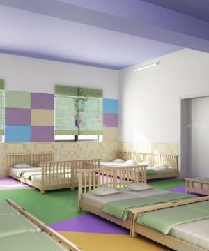 最新简约现代风格设计幼儿园床装修效果图欣赏