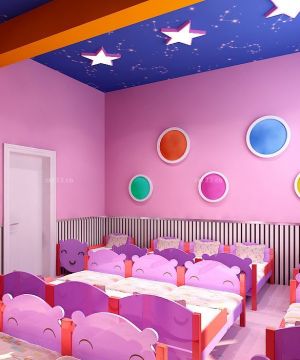 幼儿园床布置绚丽现代风格设计图欣赏