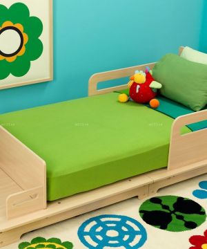 最新创意幼儿园床榻榻米床设计效果图