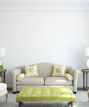 最新简约现代风格客厅沙发靠背装修实景图