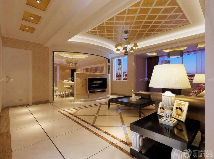 家装客厅餐厅隔断设计效果图片欣赏