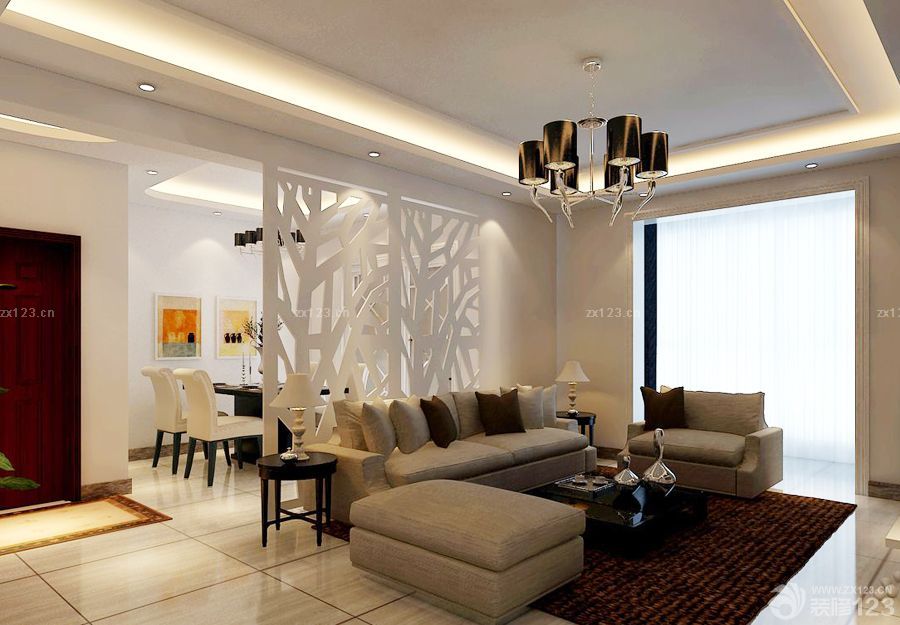 2025最新家装客厅餐厅隔断设计效果图