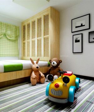 小空间儿童房榻榻米床装修效果图片