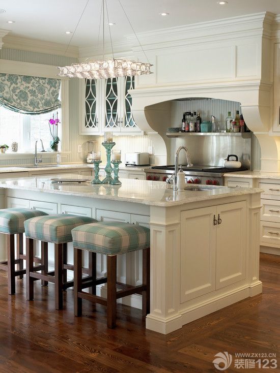 2025北欧风格120平米开放式厨房装修设计效果图欣赏