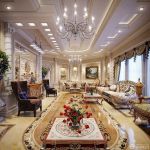 奢华欧式风格大厅吊顶装修效果图片