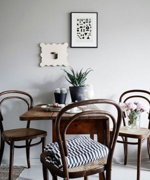 简约60平米一居室灰色墙面装修效果图欣赏