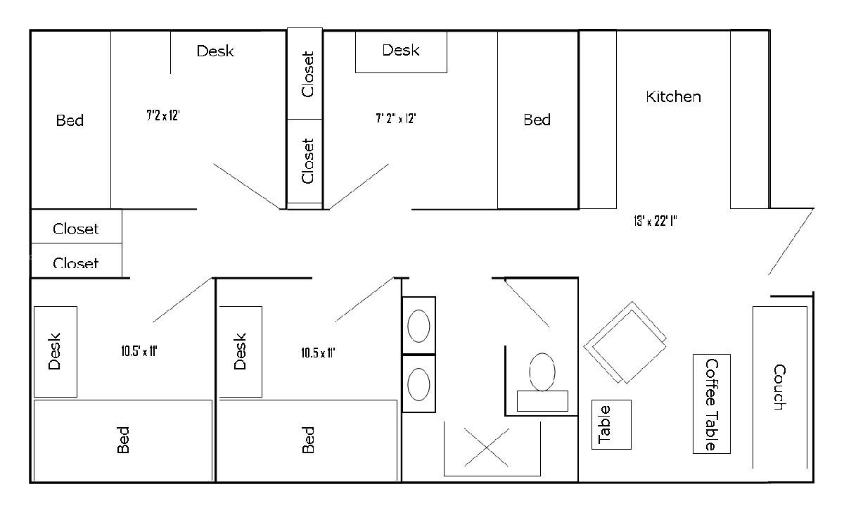 2025最新120平米农村别墅四室两厅户型图
