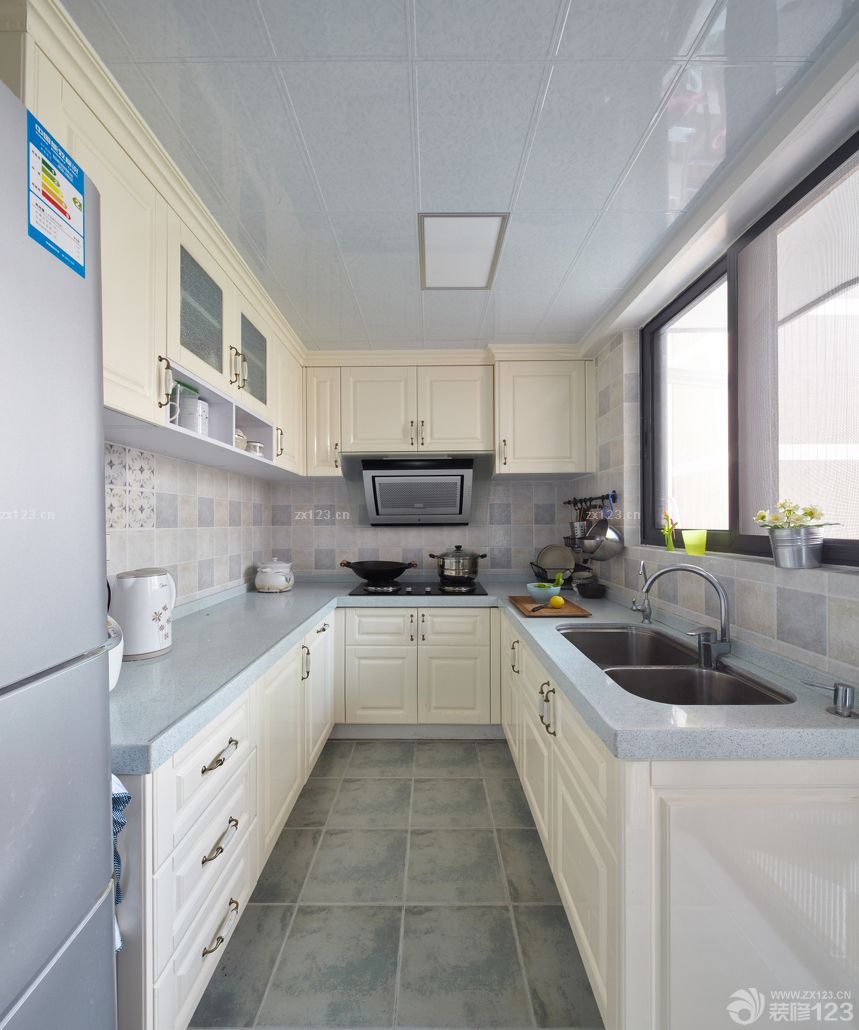 北欧风格家居90平方房屋厨房装修效果图片大全