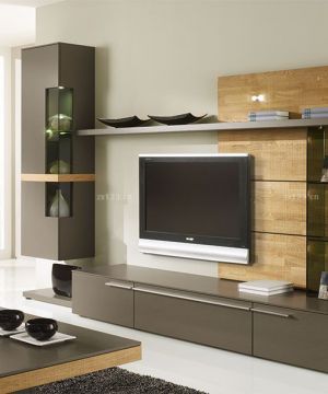 小户型组合家具电视背景墙装修图片大全
