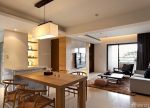 最新70平米房子美式实木餐桌装修设计图片