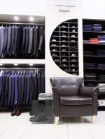2025简约精致品牌服装店服装陈列装修实景图