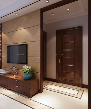 2025家装中式风格房间门设计效果图