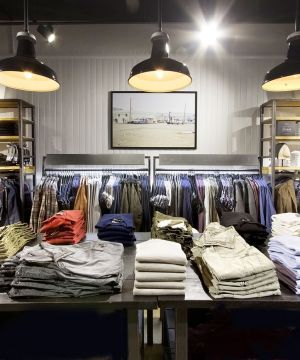 2025服装店面服装陈列最新装修设计样板大全