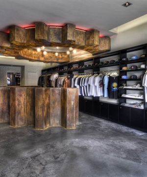 最新个性服装店服装陈列装修设计样板2025