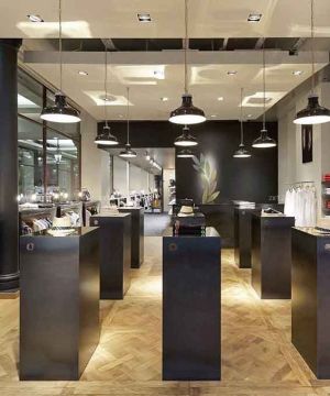 最新小型品牌服装店服装陈列装修设计样板2025