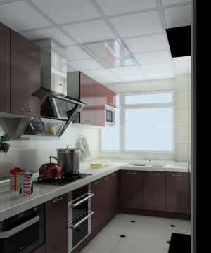 最新套内90平米厨房橱柜装修效果图欣赏