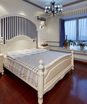 现代美式家庭儿童床装修效果图大全2023图片