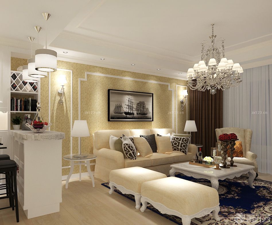 2025最新简欧风格两室一厅室内装修图片