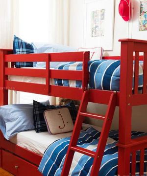 最新现代简约家装儿童高低床装修效果图片大全