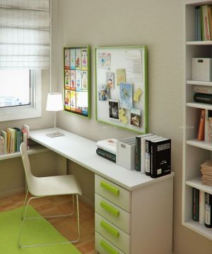 最新70平方米两室一厅书桌写字台装修图片