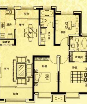 2025最新130平米两室两厅两卫别墅户型图片