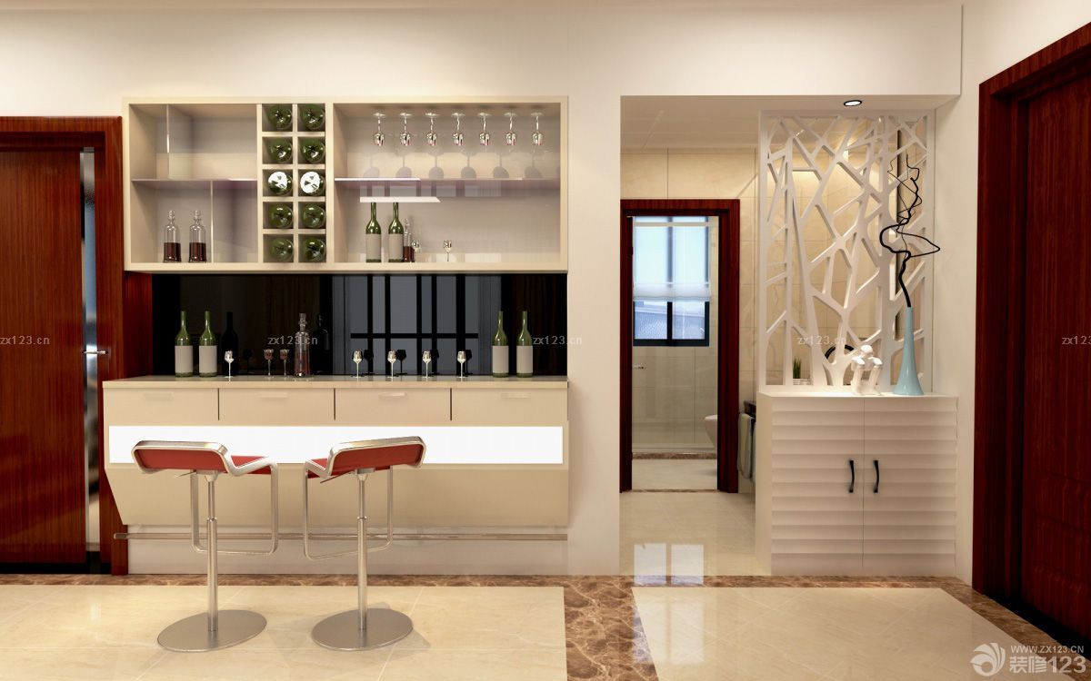 家庭酒柜吧台装修效果图片大全