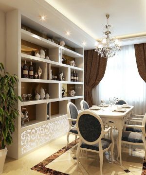 2025家装餐厅酒柜装修效果图