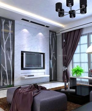 最新150多平米的房子客厅简约风格装修效果图欣赏