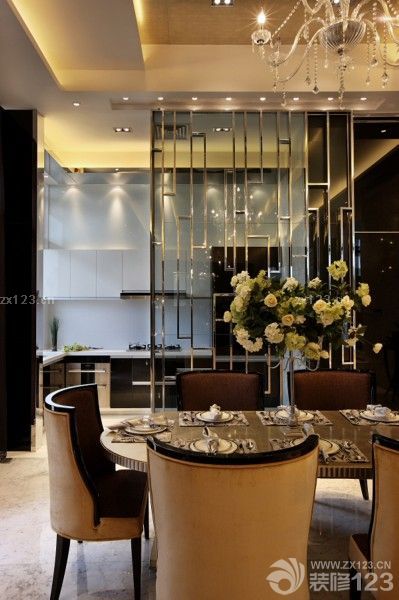 2025最新现代别墅开放式厨房设计图片