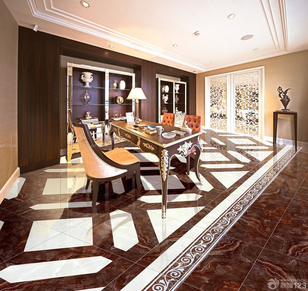 2025欧式家装书房设计效果图大全