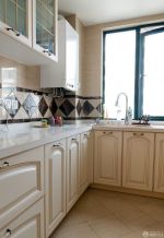 最新70平米两室一厅小厨房北欧风格橱柜装修装饰效果图欣赏
