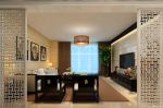80平米小户型客厅微晶石瓷砖背景墙装修效果图欣赏