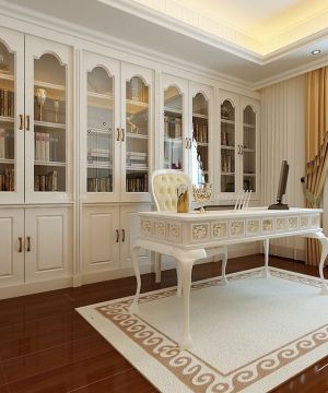 现代欧式风格书房设计效果图片欣赏