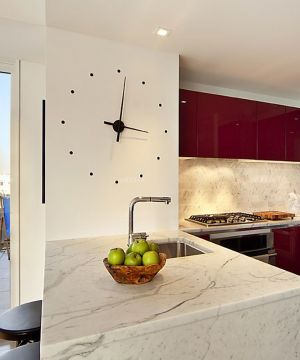 现代时尚装修风格小户型家装厨房设计效果图