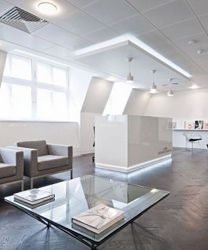 时尚写字楼装修公司前台设计样板大全