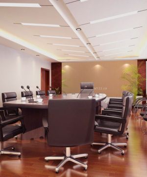 2025最新大型写字楼会议室装修效果图欣赏