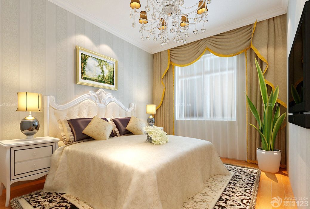 最新70平米三居小卧室壁纸装修图片欣赏